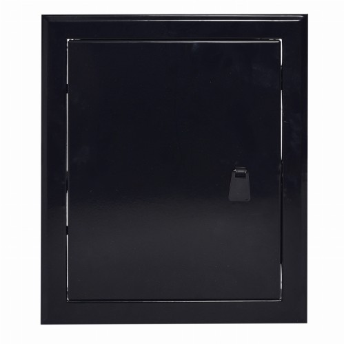 Drzwiczki rewizyjne 15x30 czarne połysk uchwyt