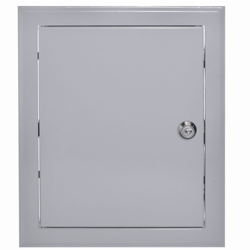 Drzwiczki rewizyjne 25x40 szare połysk zamek