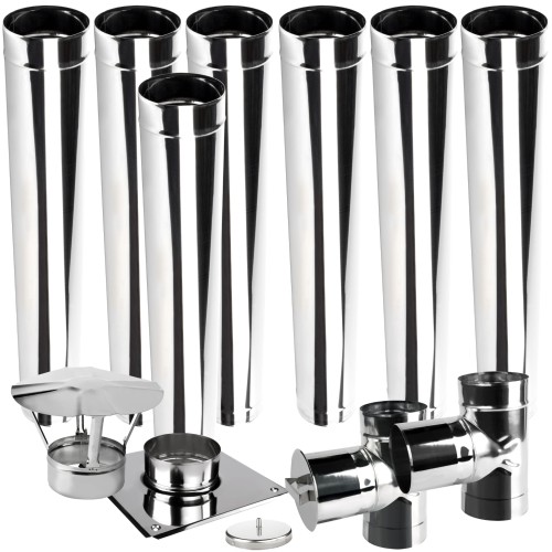 Wkład kominowy kwasoodporny fi 350 7 mb