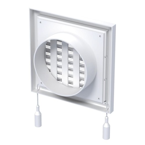 Kratka wentylacyjna WP FMV fi 150 biała regulowana