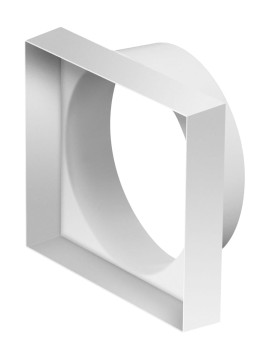 Łącznik przekrojów zmiennych kanału wentylacyjnego fi 100/90x90