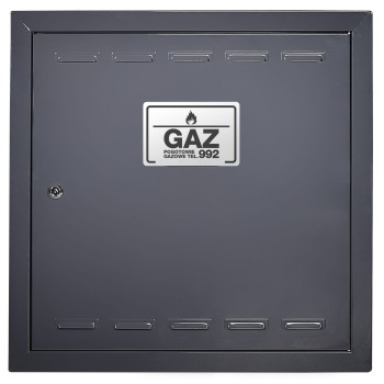 Drzwiczki gazowe 50x50 grafitowe