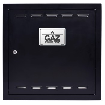 Drzwiczki gazowe 30x30 czarne