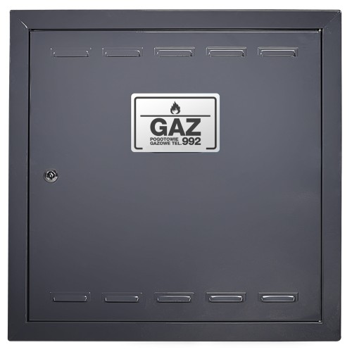 Drzwiczki gazowe 40x40 grafitowe