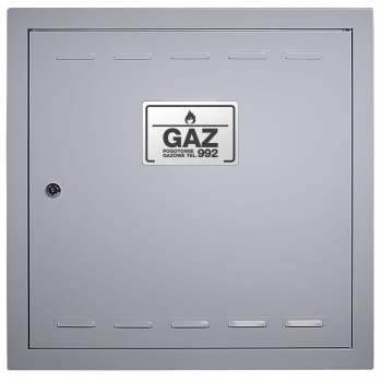 Drzwiczki gazowe 80x80 szare
