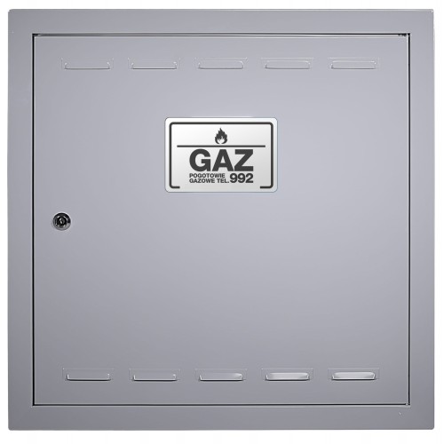Drzwiczki gazowe 80x80 szare