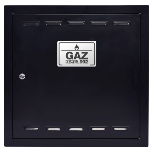 Drzwiczki gazowe 80x80 czarne