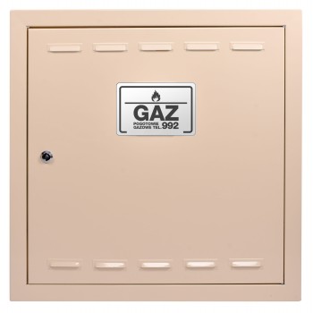 Drzwiczki gazowe 80x80 beżowe