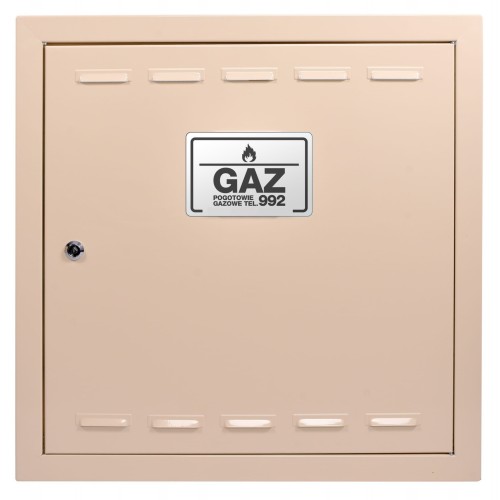 Drzwiczki gazowe 80x80 beżowe
