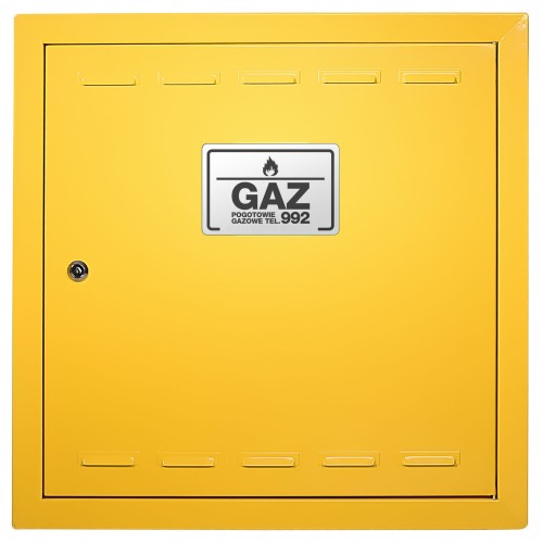 Drzwiczki gazowe 100x100 żółte