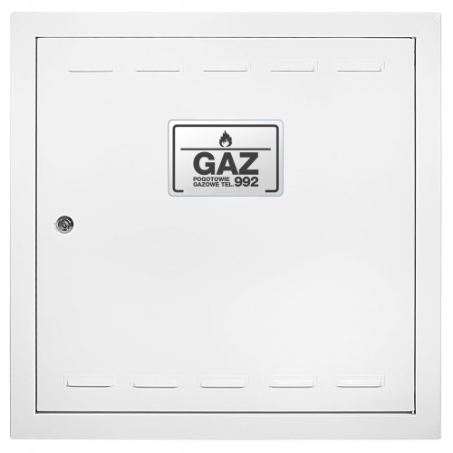 Drzwiczki gazowe 100x100 białe