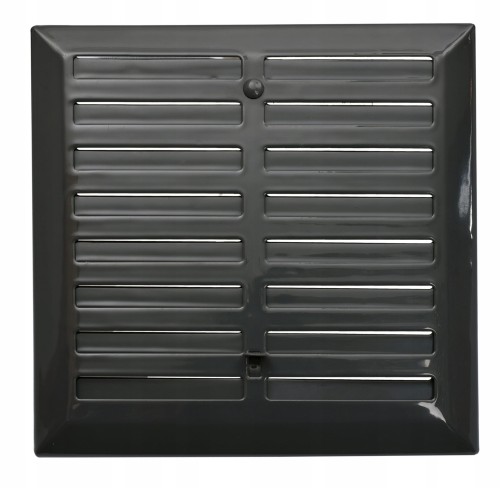 Kratka wentylacyjna 14x14 czarna regulowana