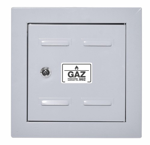 Drzwiczki gazowe 20x20 szare