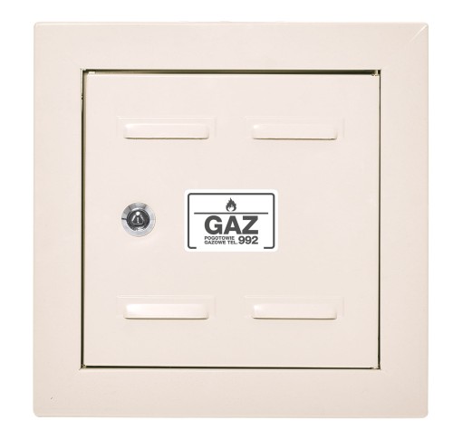 Drzwiczki gazowe 20x20 beżowe