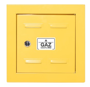 Drzwiczki gazowe 20x20 żółte