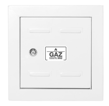 Drzwiczki gazowe 25x25 białe