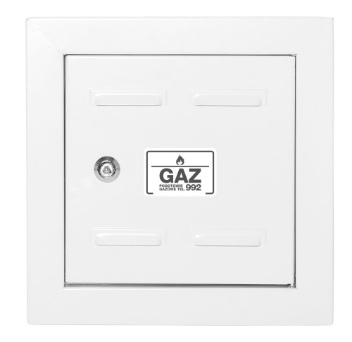 Drzwiczki gazowe 25x25 białe