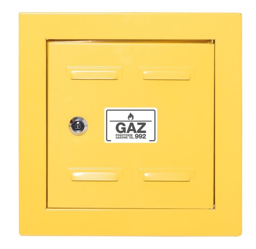 Drzwiczki gazowe 25x25 żółte
