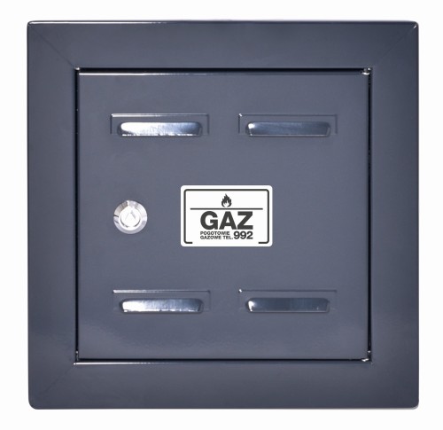 Drzwiczki gazowe 25x25 grafitowe