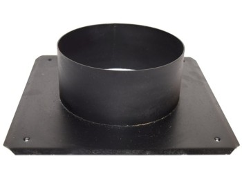 Podstawa pod nasadę kominową fi 180 2,0 mm czarna żaroodporna