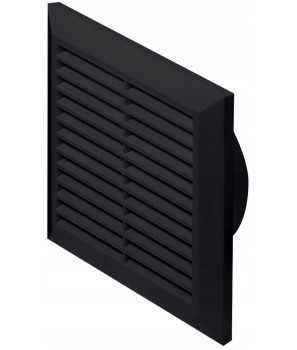 Kratka wentylacyjna 17x17 fi 125 czarna skośna Classic T83cz