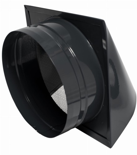 Czerpnia / Wyrzutnia powietrza fi 150 antracyt RAL 7016