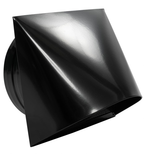 Czerpnia / Wyrzutnia powietrza fi 100 czarny RAL 9005