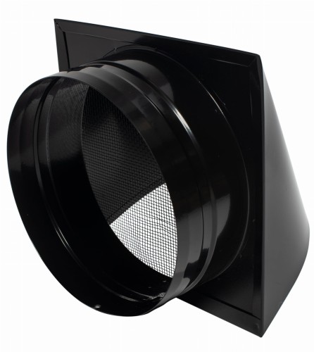 Czerpnia / Wyrzutnia powietrza fi 100 czarny RAL 9005