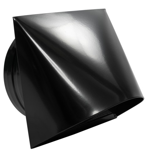 Czerpnia / Wyrzutnia powietrza fi 150 czarny RAL 9005