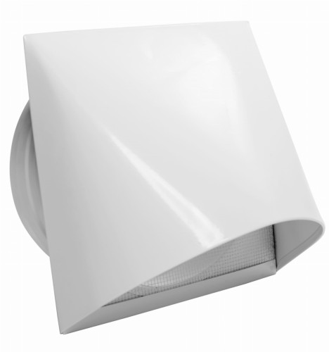 Czerpnia / Wyrzutnia powietrza fi 125 biała RAL 9003