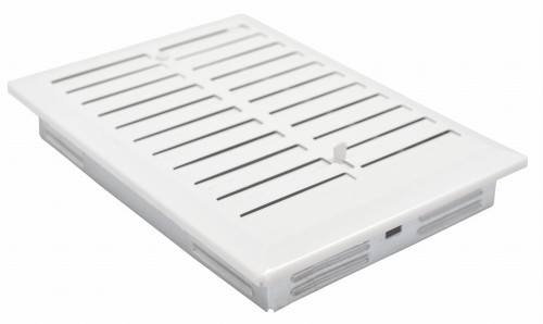 Kratka wentylacyjna 14x21 biała regulowana