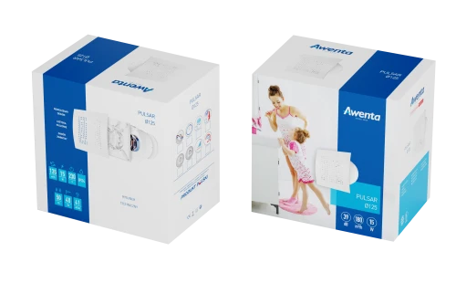 Wentylator łazienkowy Awenta Pulsar WPCB 110 Timer Higrostat