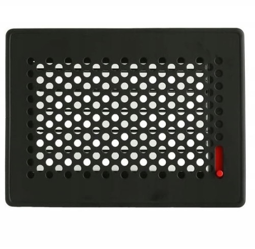 Kratka kominkowa 200x145 Trend z ruchomą żaluzją czarna