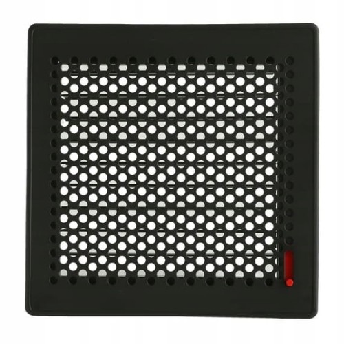Kratka kominkowa 220x220 Trend z ruchomą żaluzją czarna