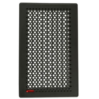 Kratka kominkowa 450x220 Trend z ruchomą żaluzją czarna