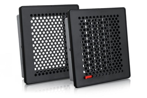 Kratka kominkowa 450x240 Trend z ruchomą żaluzją czarna