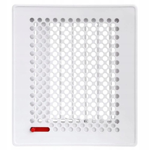 Kratka kominkowa 240x170 Trend z ruchomą żaluzją biała