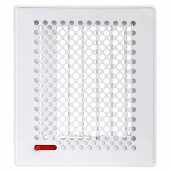 Kratka kominkowa 325x195 Trend z ruchomą żaluzją biała