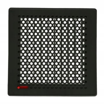 Kratka kominkowa 220x220 Trend z ruchomą żaluzją czarna