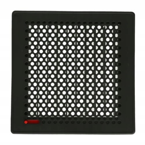 Kratka kominkowa 220x220 Trend z ruchomą żaluzją czarna