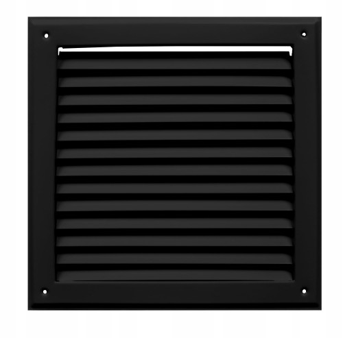 Czerpnia / wyrzutnia ścienna KWP 20x25 czarna