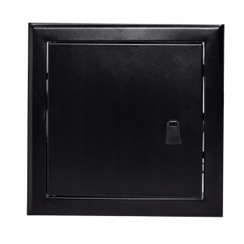 Drzwiczki rewizyjne 30x30 czarne matowe uchwyt
