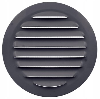 Kratka wentylacyjna fi 110 grafit skośna EWL