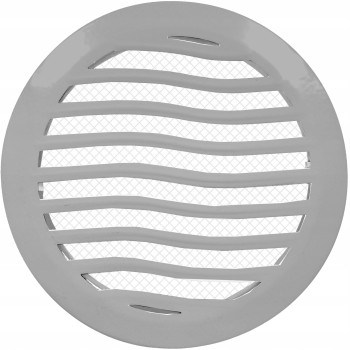 Kratka wentylacyjna fi 110 szara prosta EWS