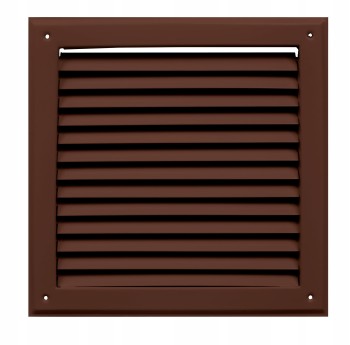 Czerpnia / wyrzutnia ścienna KWP 40x25 brązowa