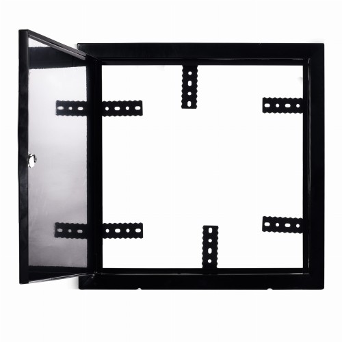Drzwiczki rewizyjne 95x95 czarne zamek