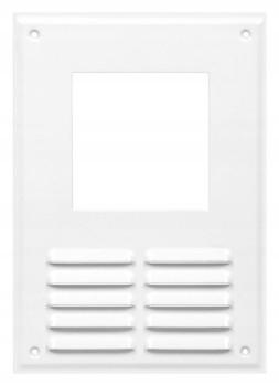 Kratka wentylacyjna pod okap 9x9 biała