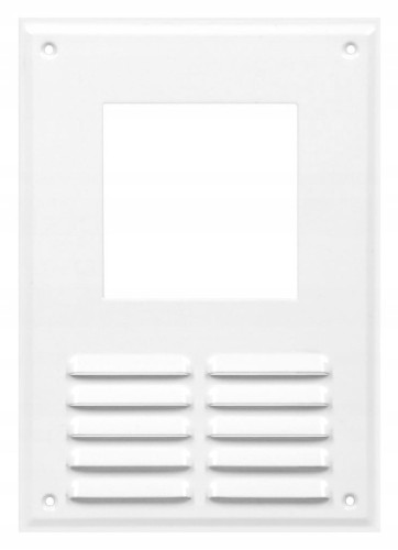 Kratka wentylacyjna pod okap 9x9 biała