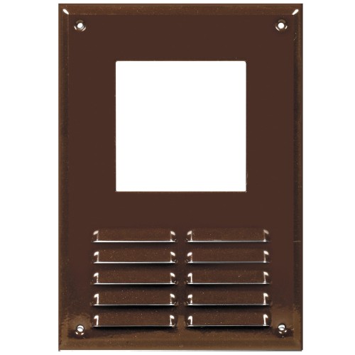 Kratka wentylacyjna pod okap 9x9 brązowa