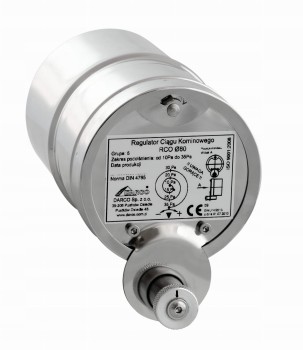 Regulator ciągu kominowego fi 80 DARCO RCO-80